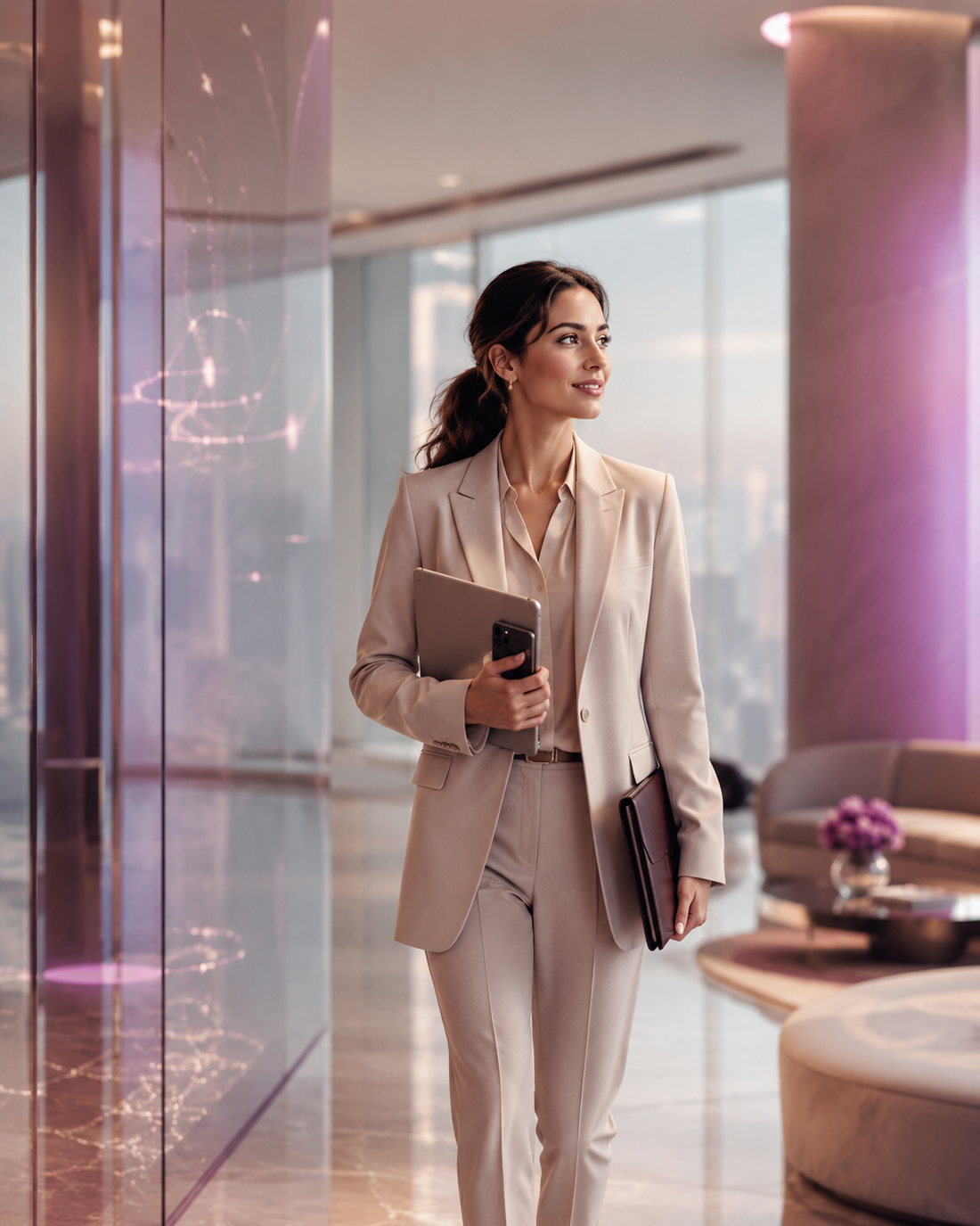 Professional personal assistant supporting a busy executive